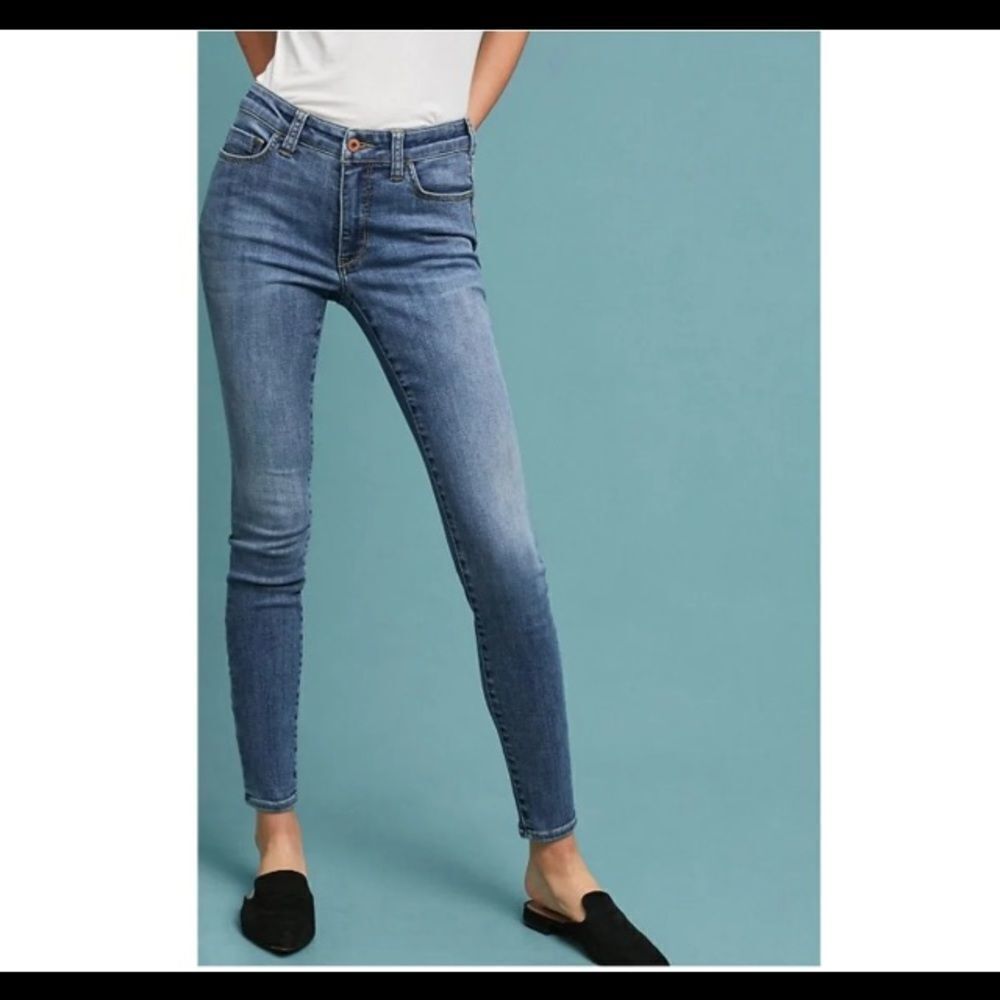 Pilcro and the Letterpress size 26 high rise denim leggings